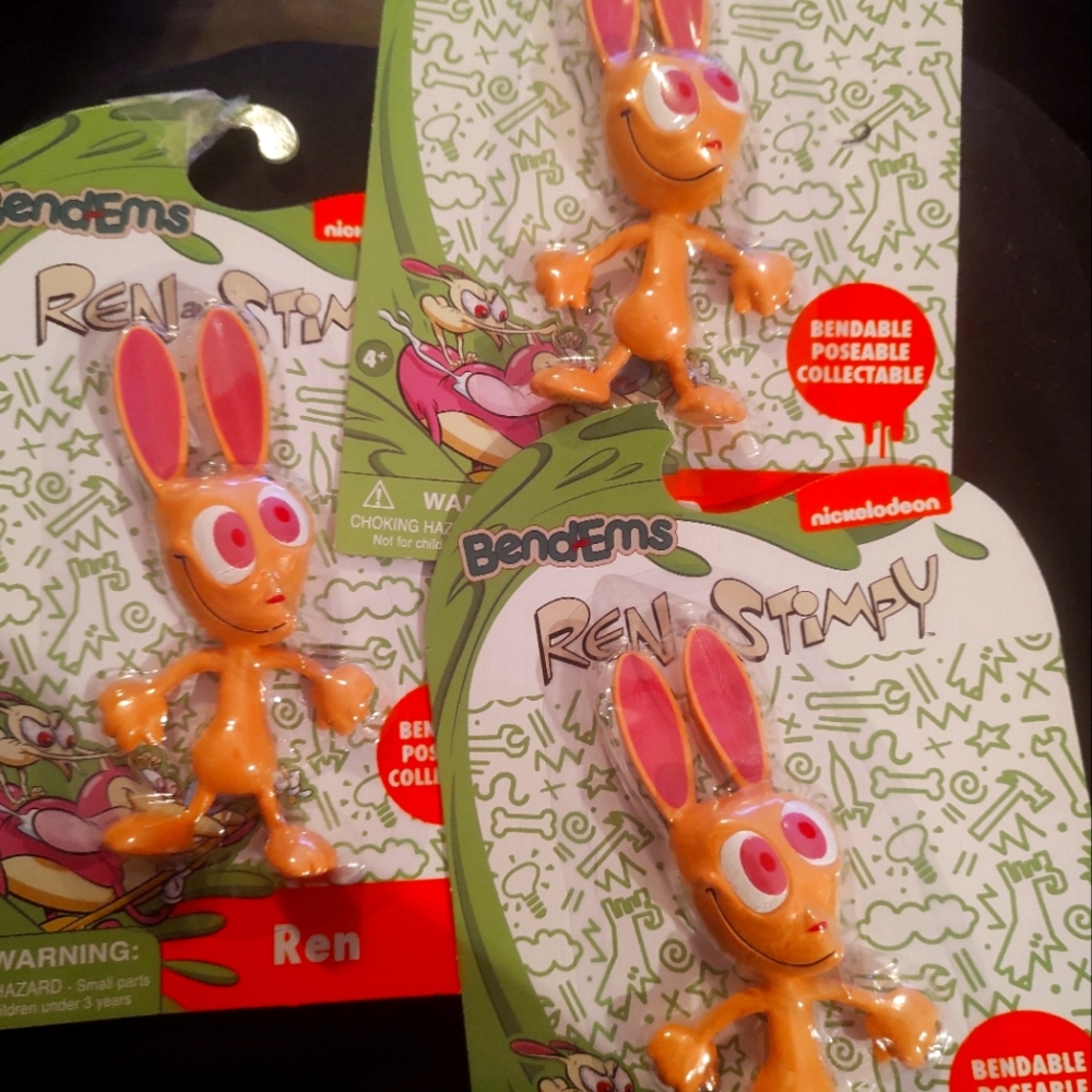 Ren and Stimpy Bendems pack of 2